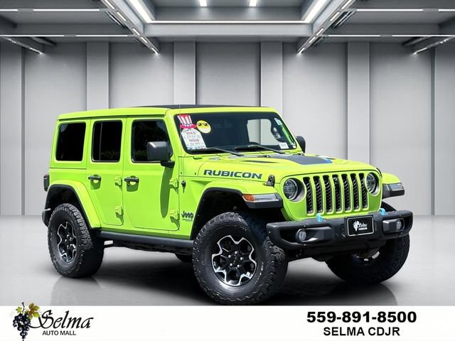 Used 2021 Jeep Wrangler Unlimited Rubicon 4xe w/ Steel Bumper Group AWD/4WD image 1