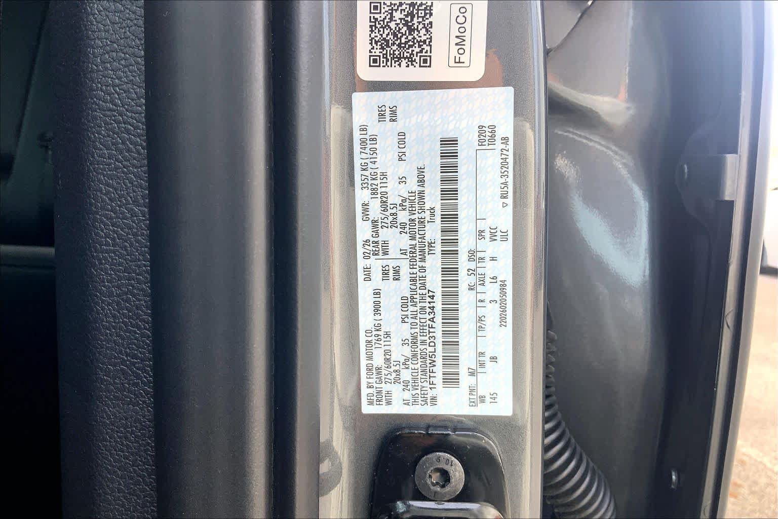 Used 2026 Ford F150 Lariat w/ Equipment Group 501A Mid AWD/4WD image 37