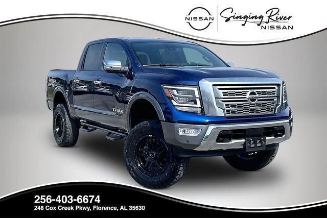 Used 2022 Nissan Titan Platinum Reserve w/ Moonroof Package AWD/4WD image 1