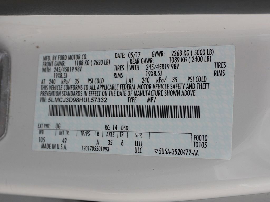 Used 2017 Lincoln MKC Reserve w/ Lincoln MKC Climate Package image 42