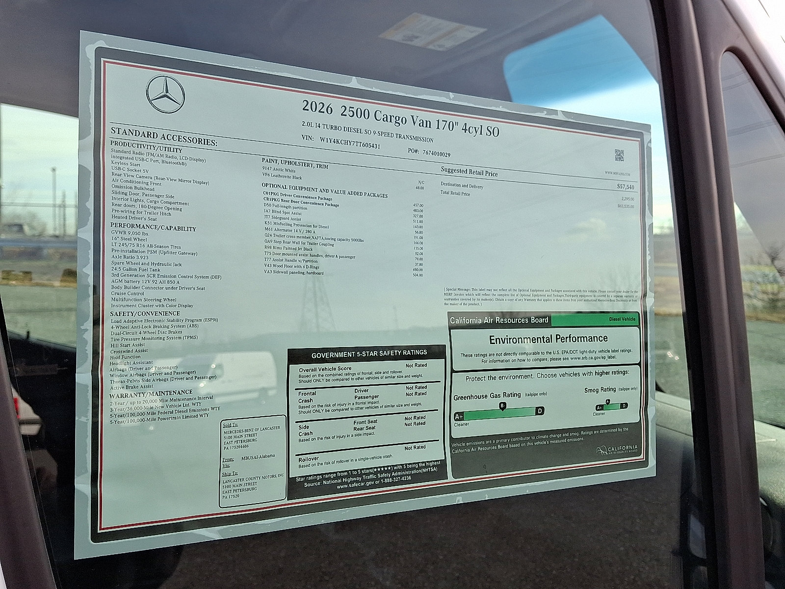 New 2026 Mercedes-Benz Sprinter 2500 image 23