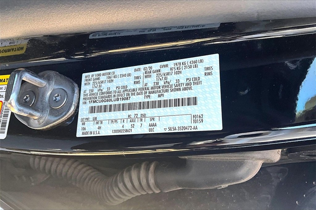 Used 2020 Ford Escape SE image 34