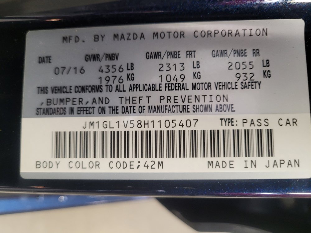 Used 2017 MAZDA MAZDA6 Touring w/ Touring Premium Package FWD image 33