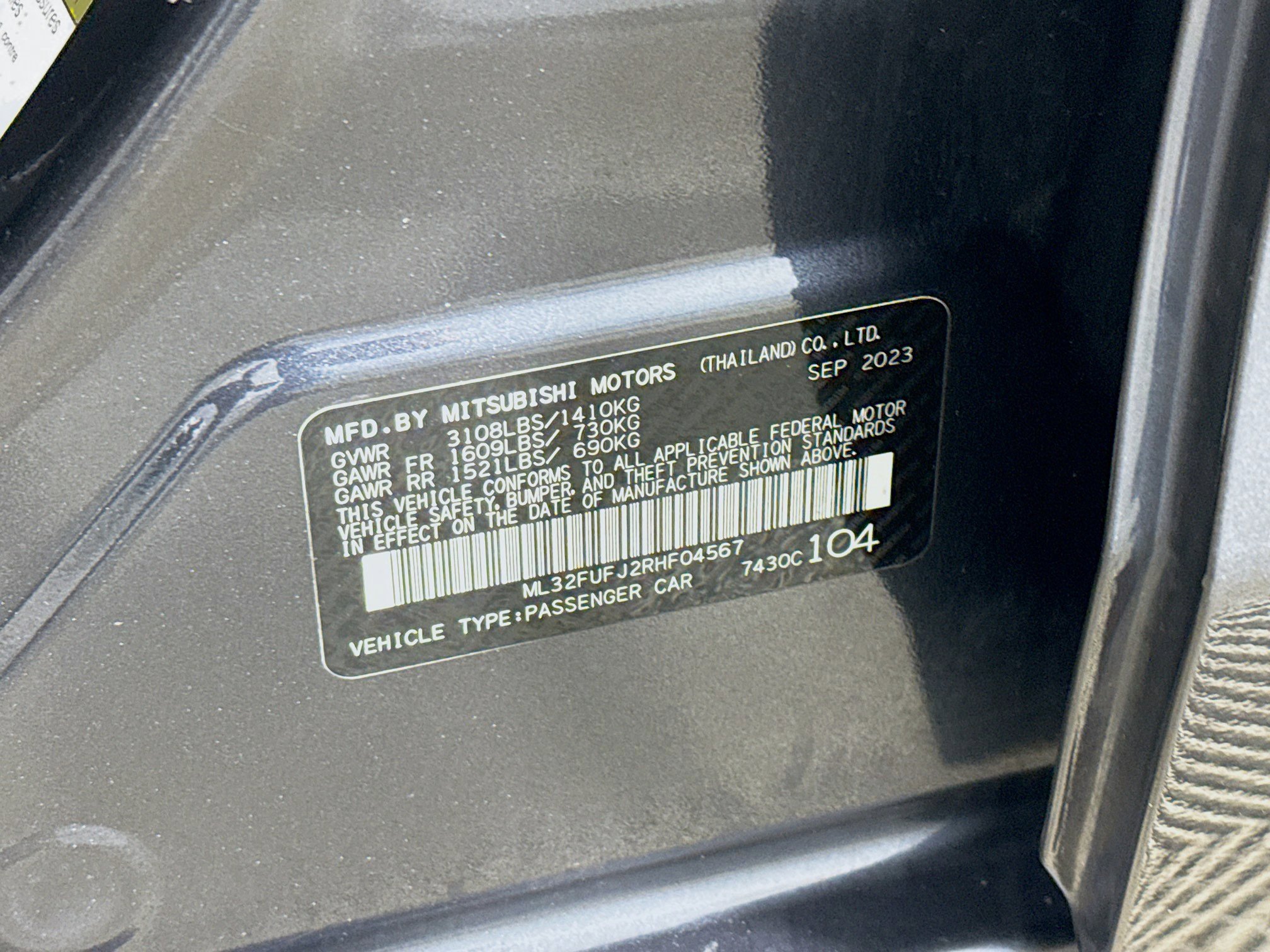 Used 2024 Mitsubishi Mirage G4 Black Edition image 39