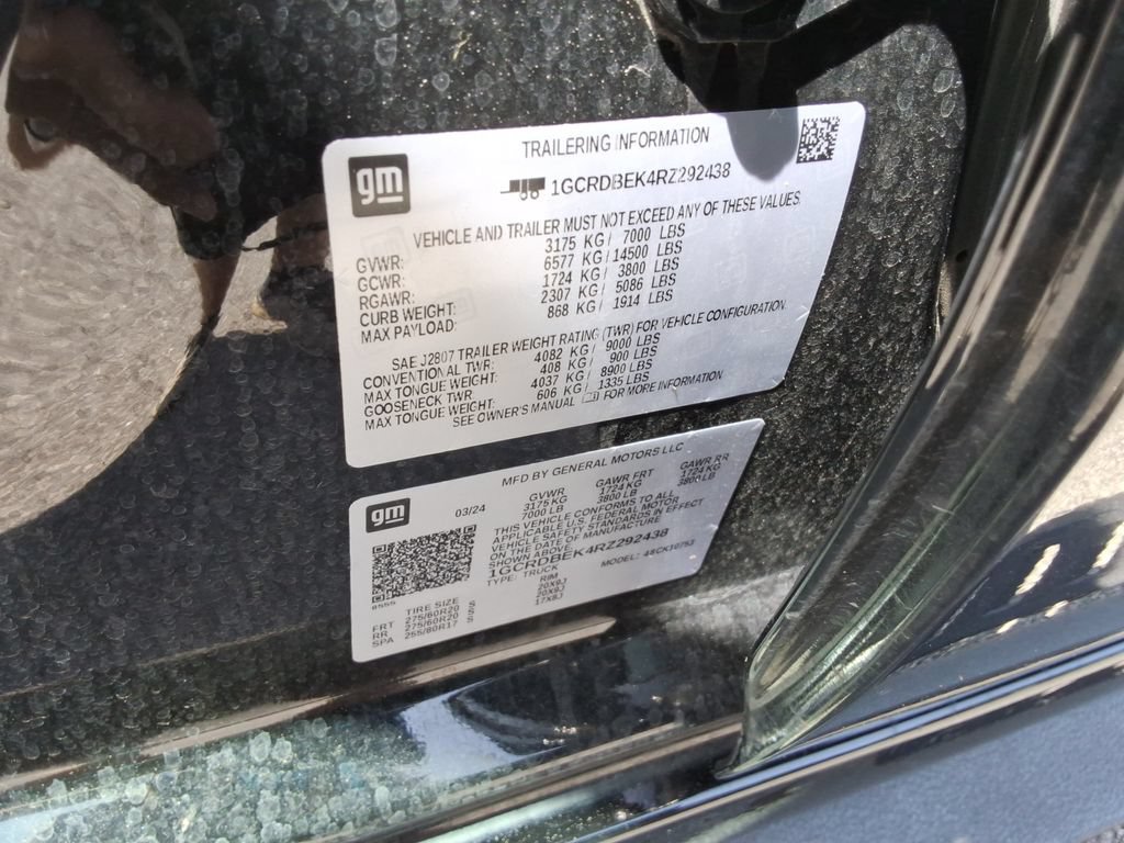 Certified 2024 Chevrolet Silverado 1500 Custom w/ LPO, Dark Essentials Package AWD/4WD image 36