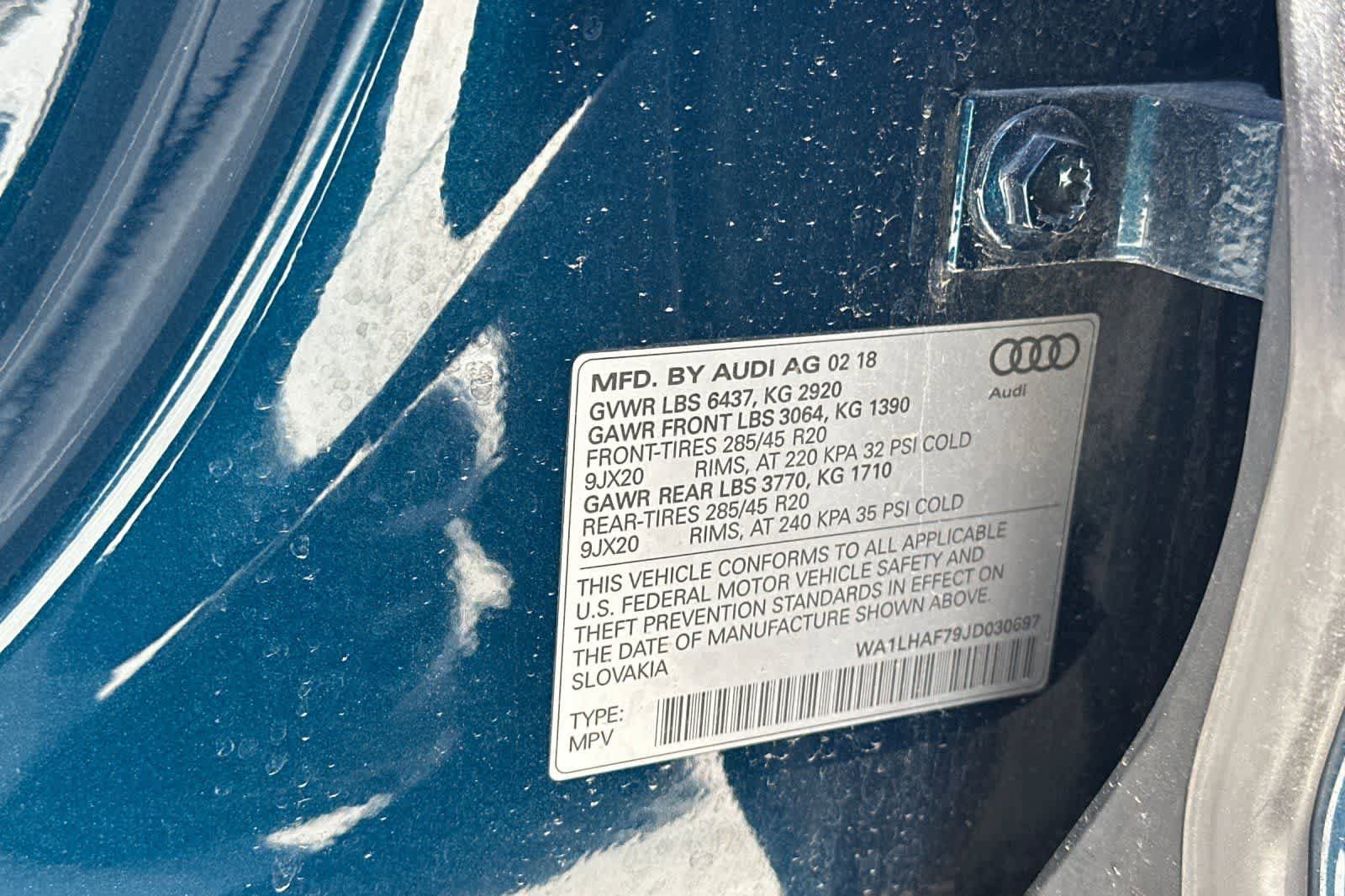 Used 2018 Audi Q7 2.0T Premium Plus w/ Premium Plus Package AWD/4WD image 32