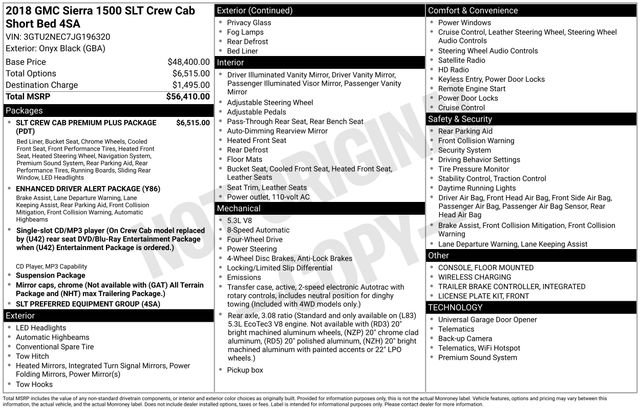 Used 2018 GMC Sierra 1500 SLT AWD/4WD image 35