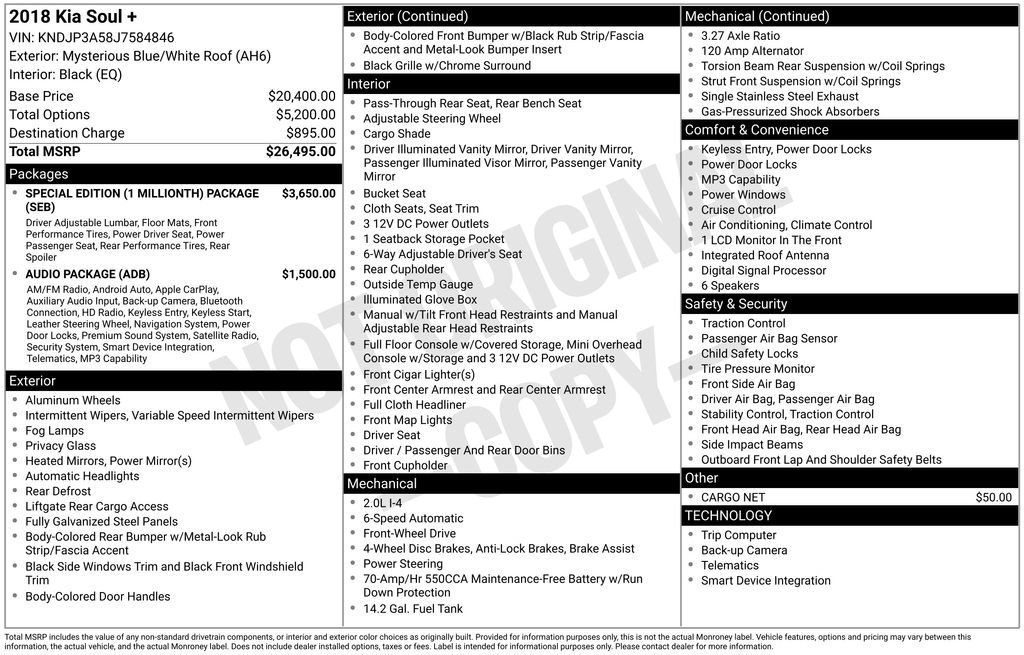 Used 2018 Kia Soul + image 40