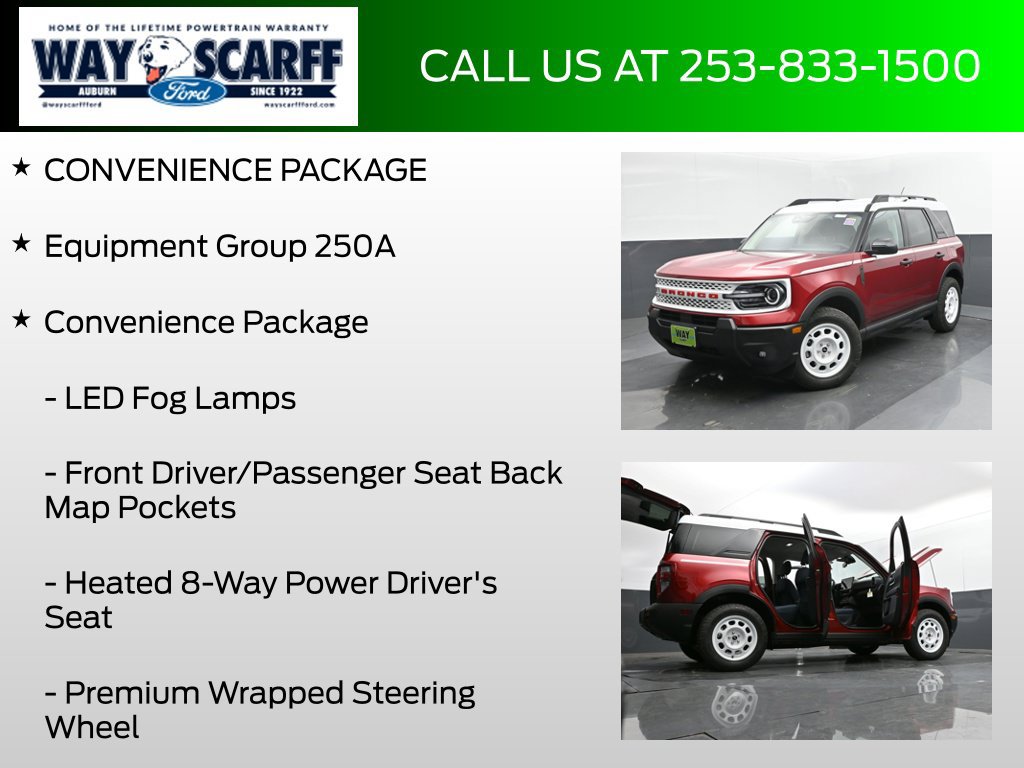 New 2025 Ford Bronco Sport Heritage w/ Convenience Package AWD/4WD image 6