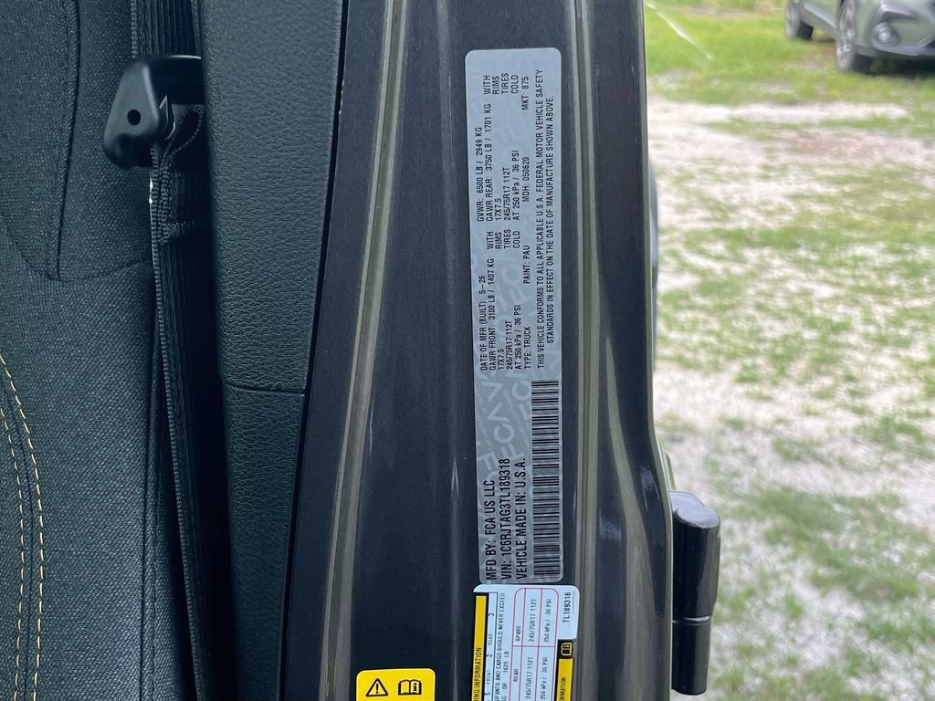New 2026 Jeep Gladiator Sport AWD/4WD image 28