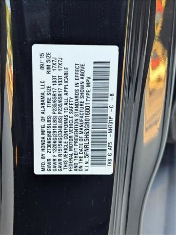 Used 2016 Honda Odyssey EX-L image 16