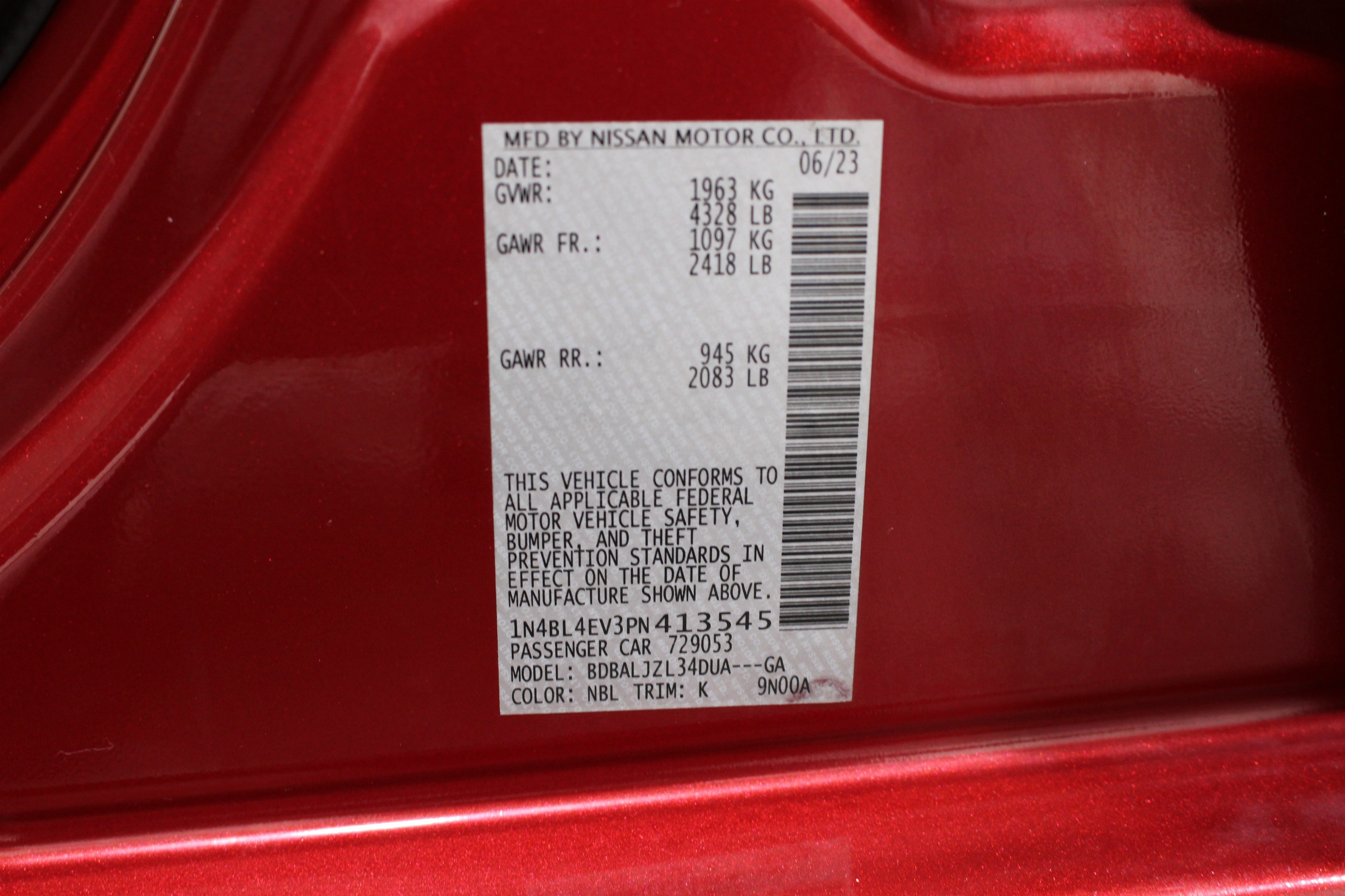 Used 2023 Nissan Altima 2.5 SL FWD image 39