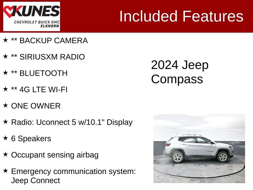 Used 2024 Jeep Compass Latitude image 2