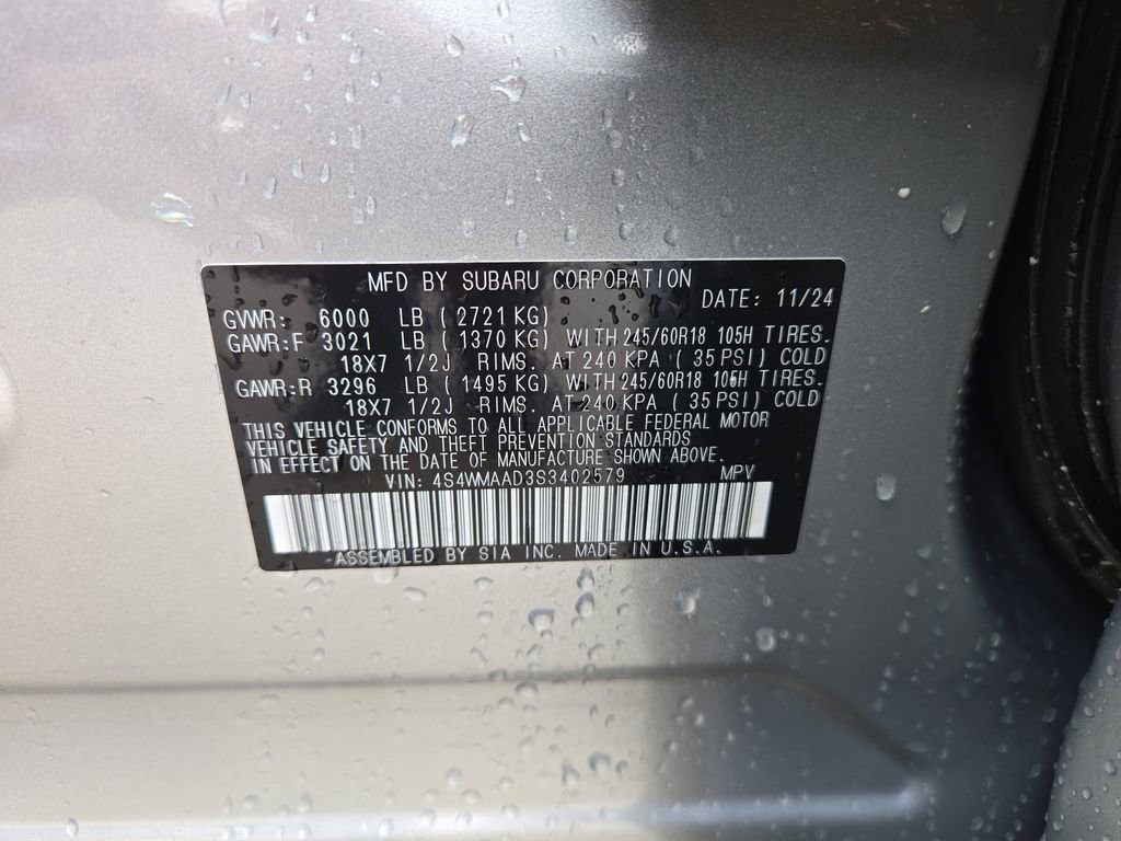 Certified 2025 Subaru Ascent Premium image 31