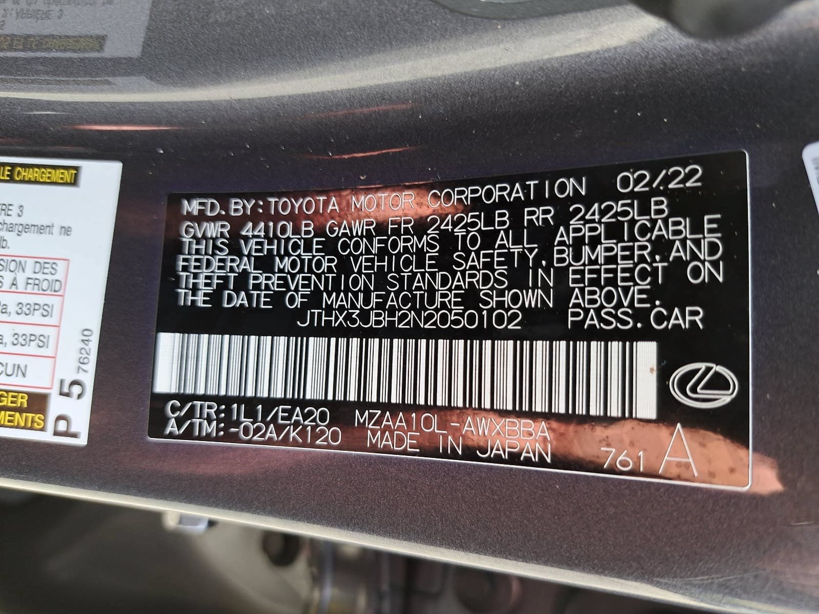 Used 2022 Lexus UX 200 w/ Accessory Package (Z2) FWD image 38