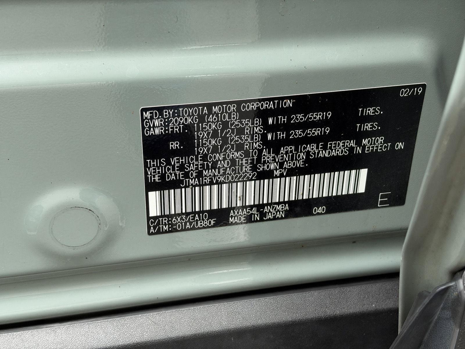 Used 2019 Toyota RAV4 XLE Premium w/ Cold Weather Package AWD/4WD image 35