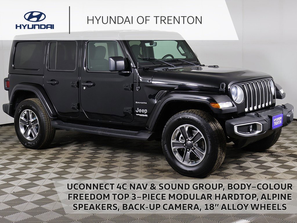Used 2020 Jeep Wrangler Unlimited Sahara w/ Uconnect 4C Nav & Sound Group image 1