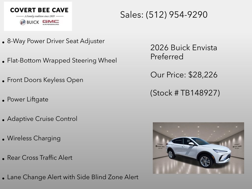 New 2026 Buick Envista Sport Touring w/ Convenience I Package FWD image 18