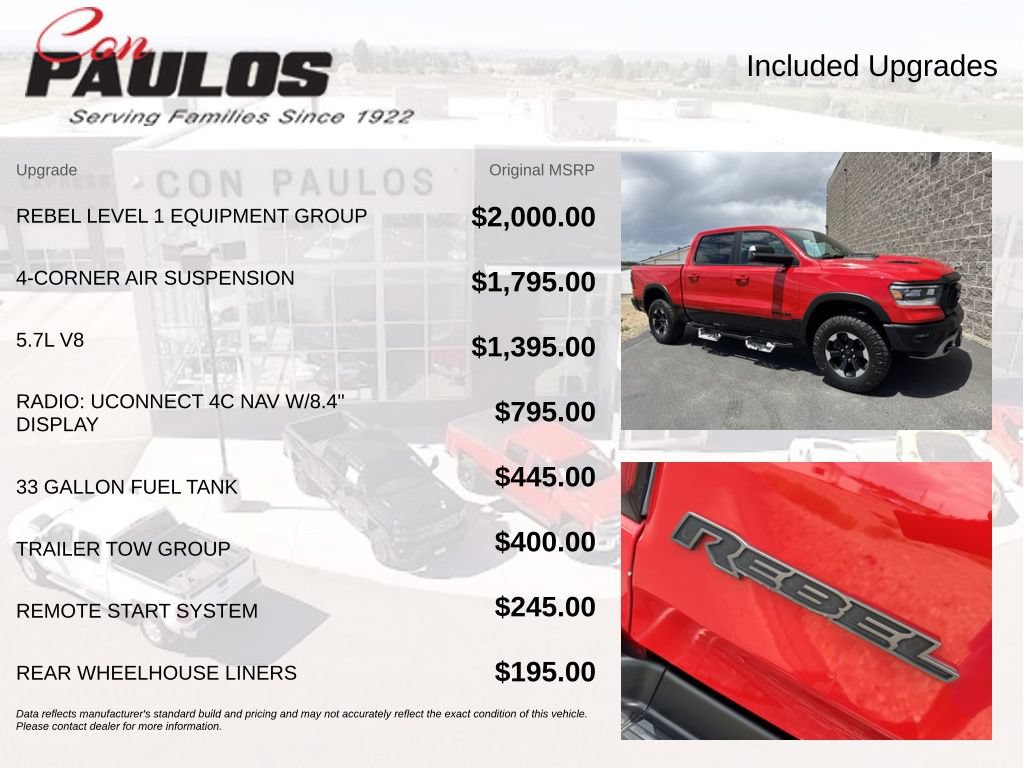 Used 2019 RAM 1500 Rebel w/ Rebel Level 1 Equipment Group AWD/4WD image 4