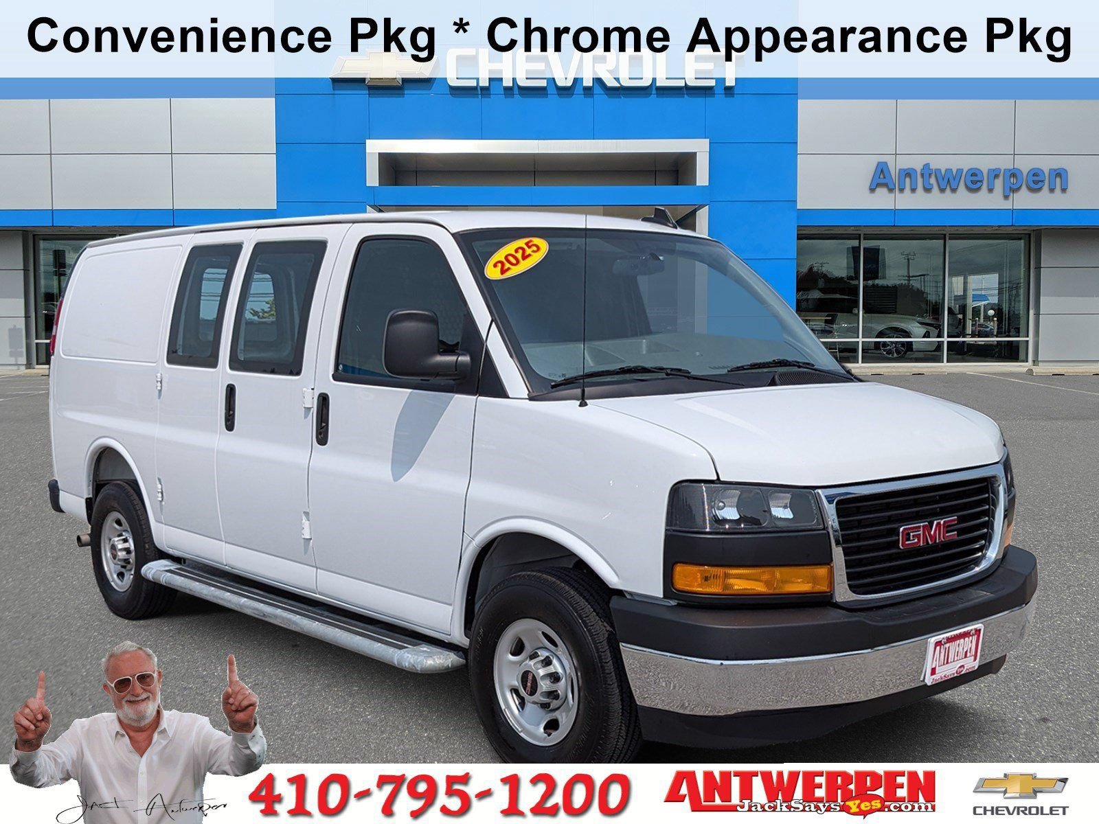 Used 2025 GMC Savana 2500 w/ Driver Convenience Package