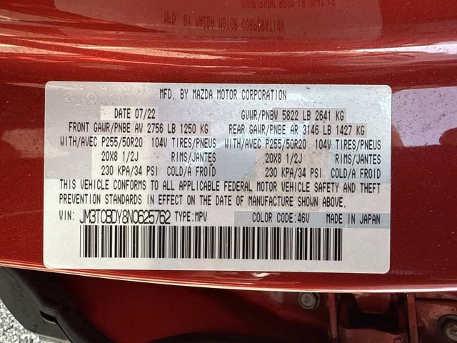 Used 2022 MAZDA CX-9 Grand Touring image 39