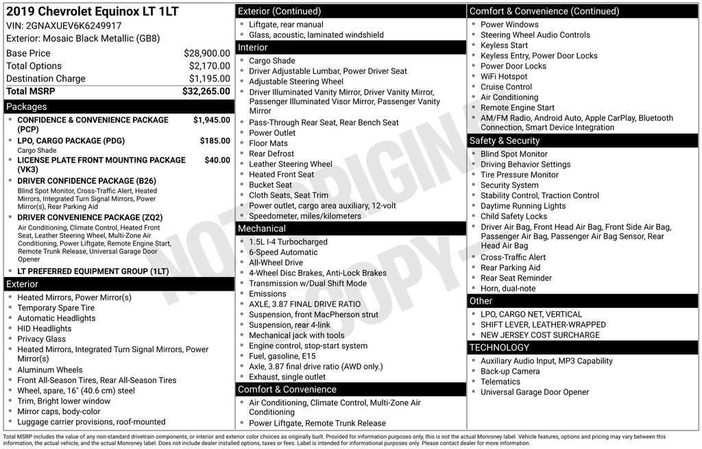 Used 2019 Chevrolet Equinox LT image 22