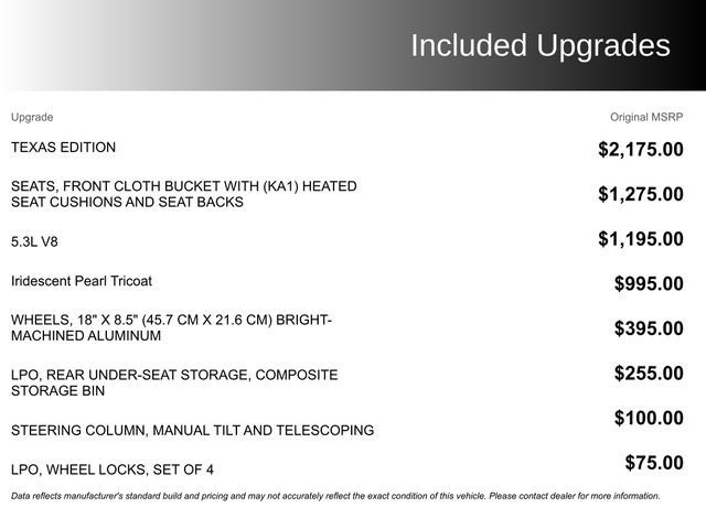 Used 2018 Chevrolet Silverado 1500 LT w/ Texas Edition image 1