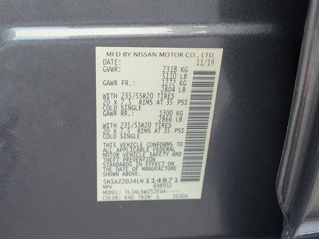 Used 2020 Nissan Murano Platinum FWD image 33