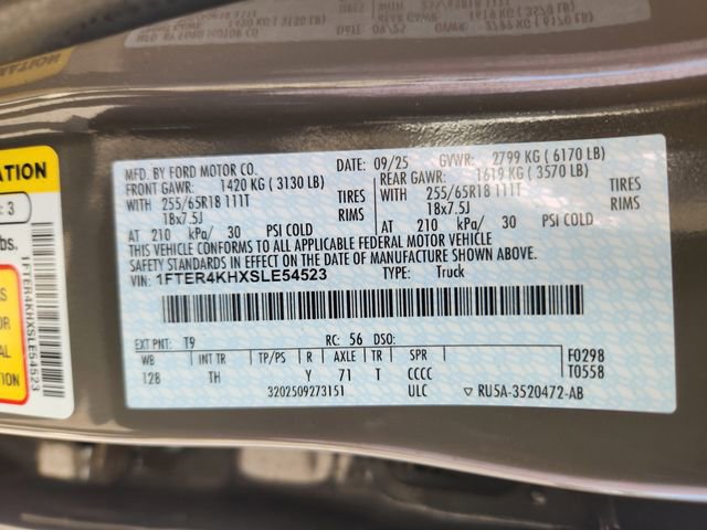 New 2025 Ford Ranger Lariat w/ Black Appearance Package AWD/4WD image 24