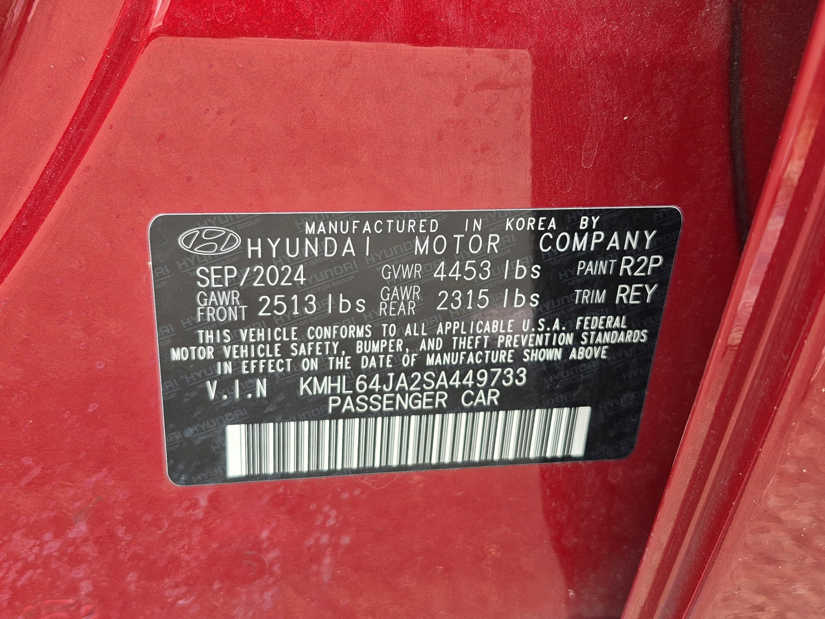 Certified 2025 Hyundai Sonata SEL FWD image 33