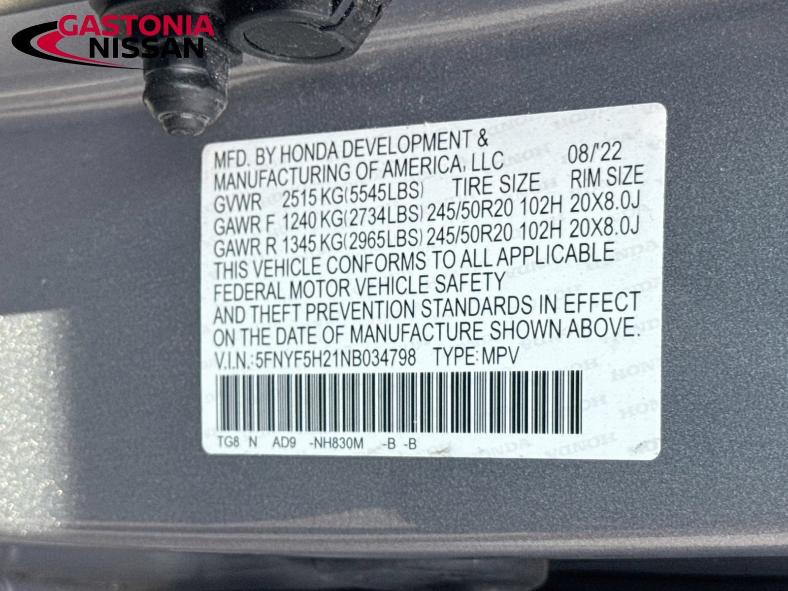 Used 2022 Honda Pilot Special Edition image 39