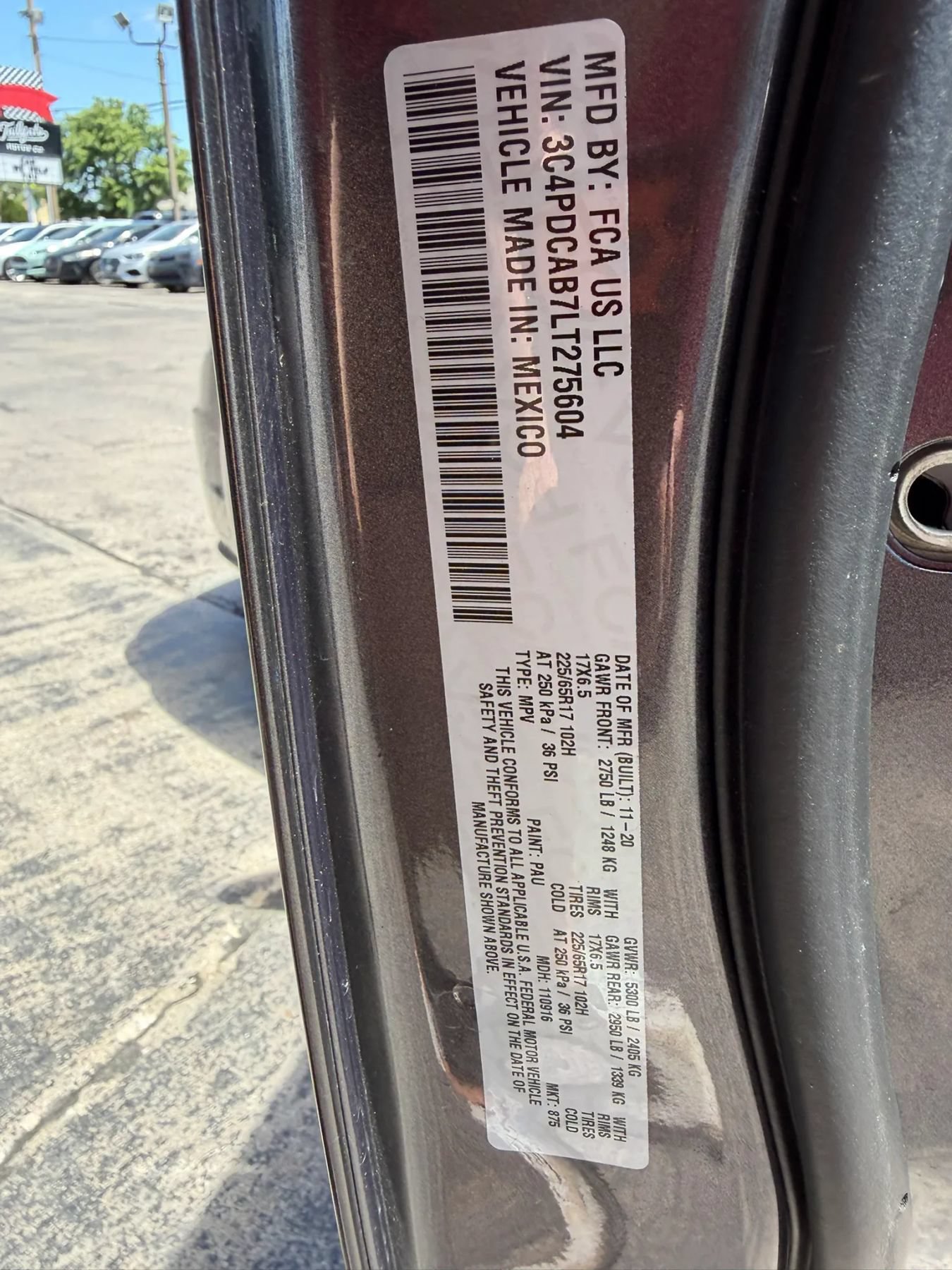 Used 2020 Dodge Journey SE w/ Blacktop Package FWD image 22