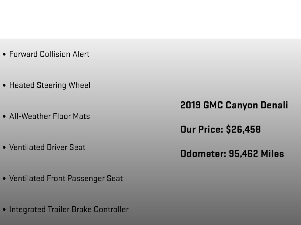 Used 2019 GMC Canyon Denali AWD/4WD image 36