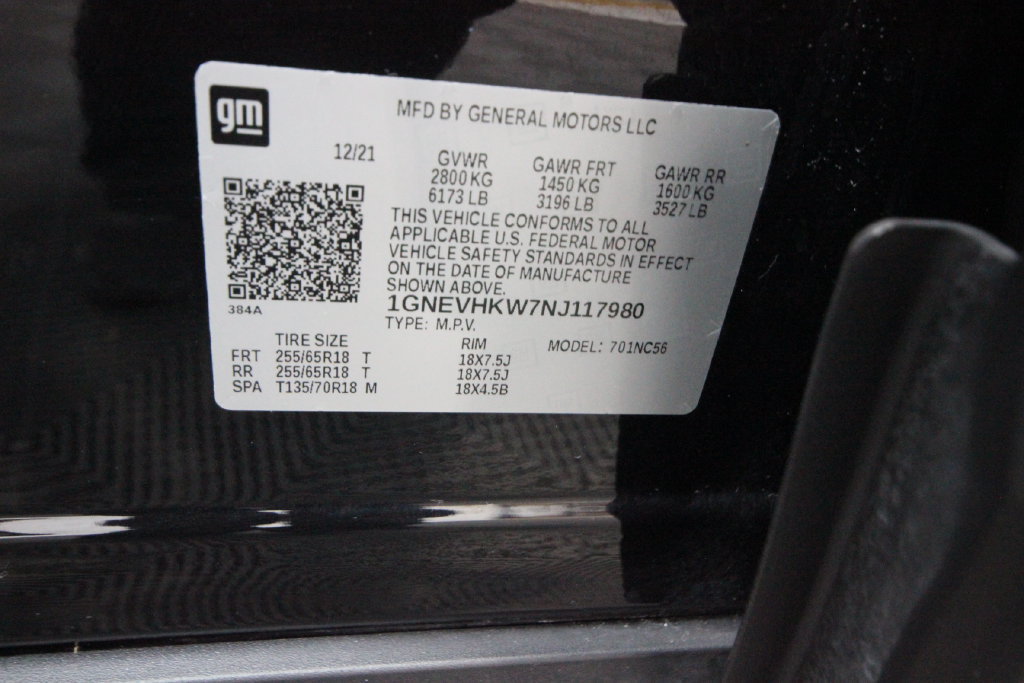 Used 2022 Chevrolet Traverse LT w/ LPO, Floor Liner Package AWD/4WD image 35