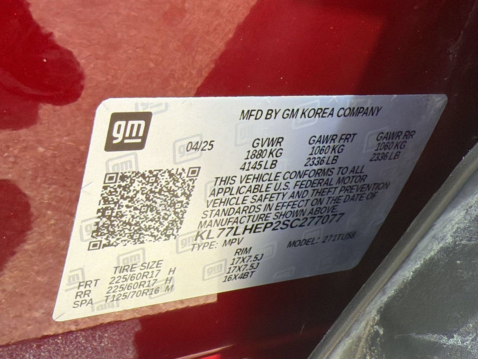 Used 2025 Chevrolet Trax LT w/ LT Convenience Package FWD image 24