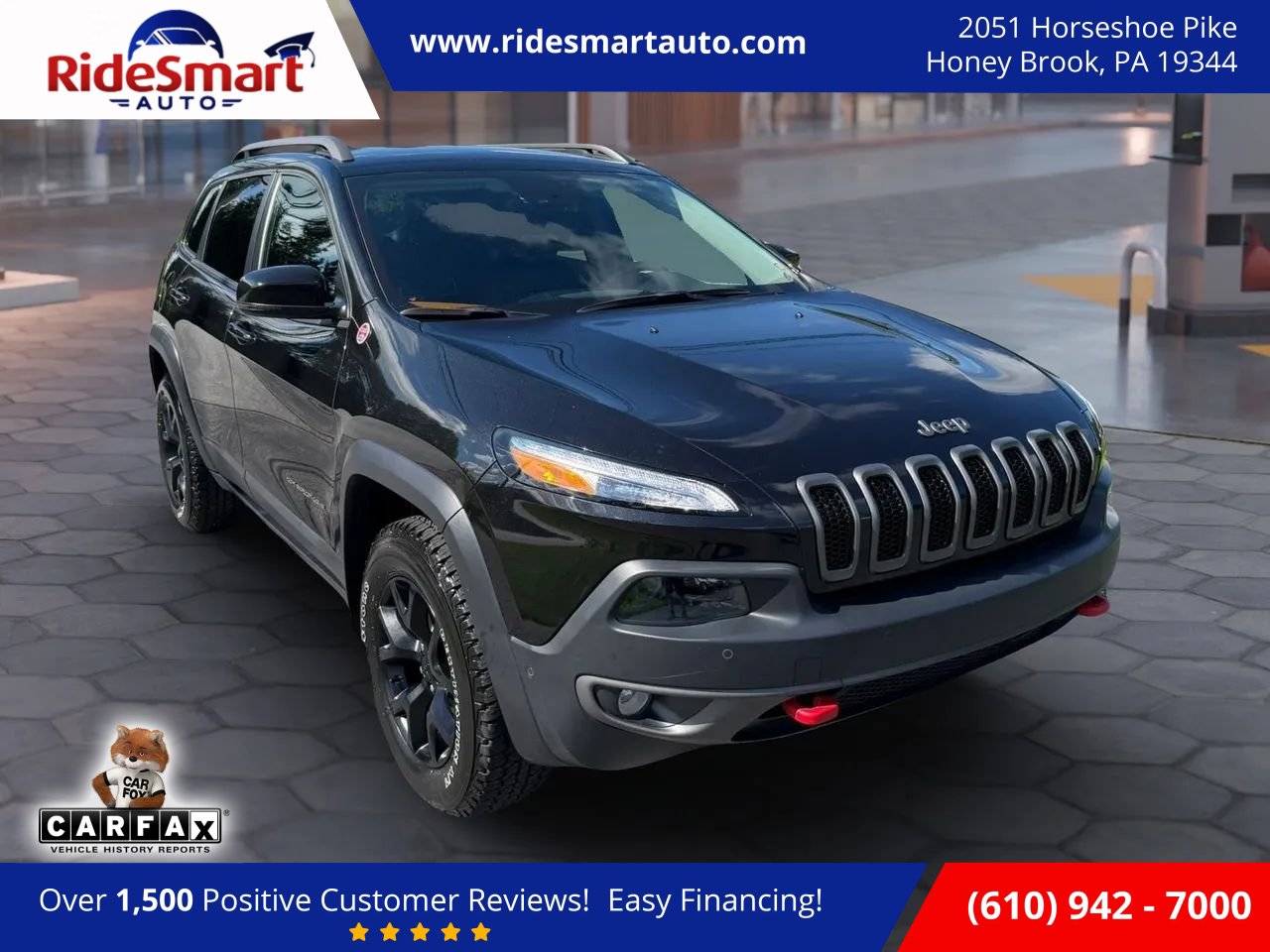 Used 2014 Jeep Cherokee Trailhawk w/ Technology Group AWD/4WD image 1