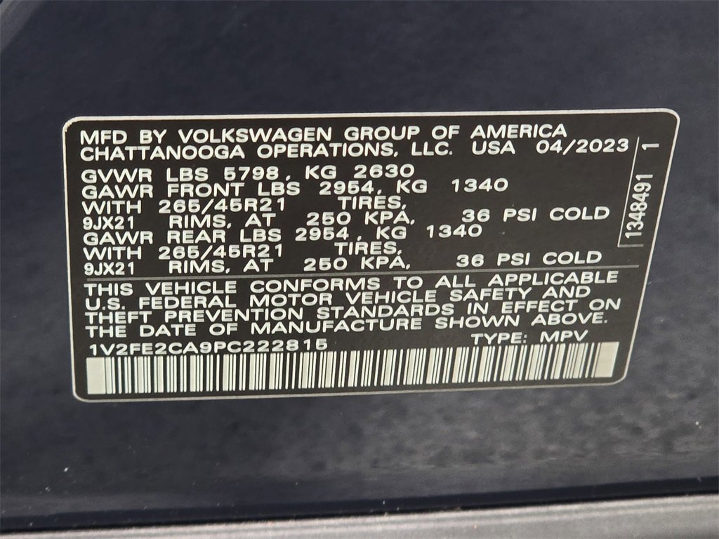 Used 2023 Volkswagen Atlas Cross Sport SEL Premium R-Line image 33