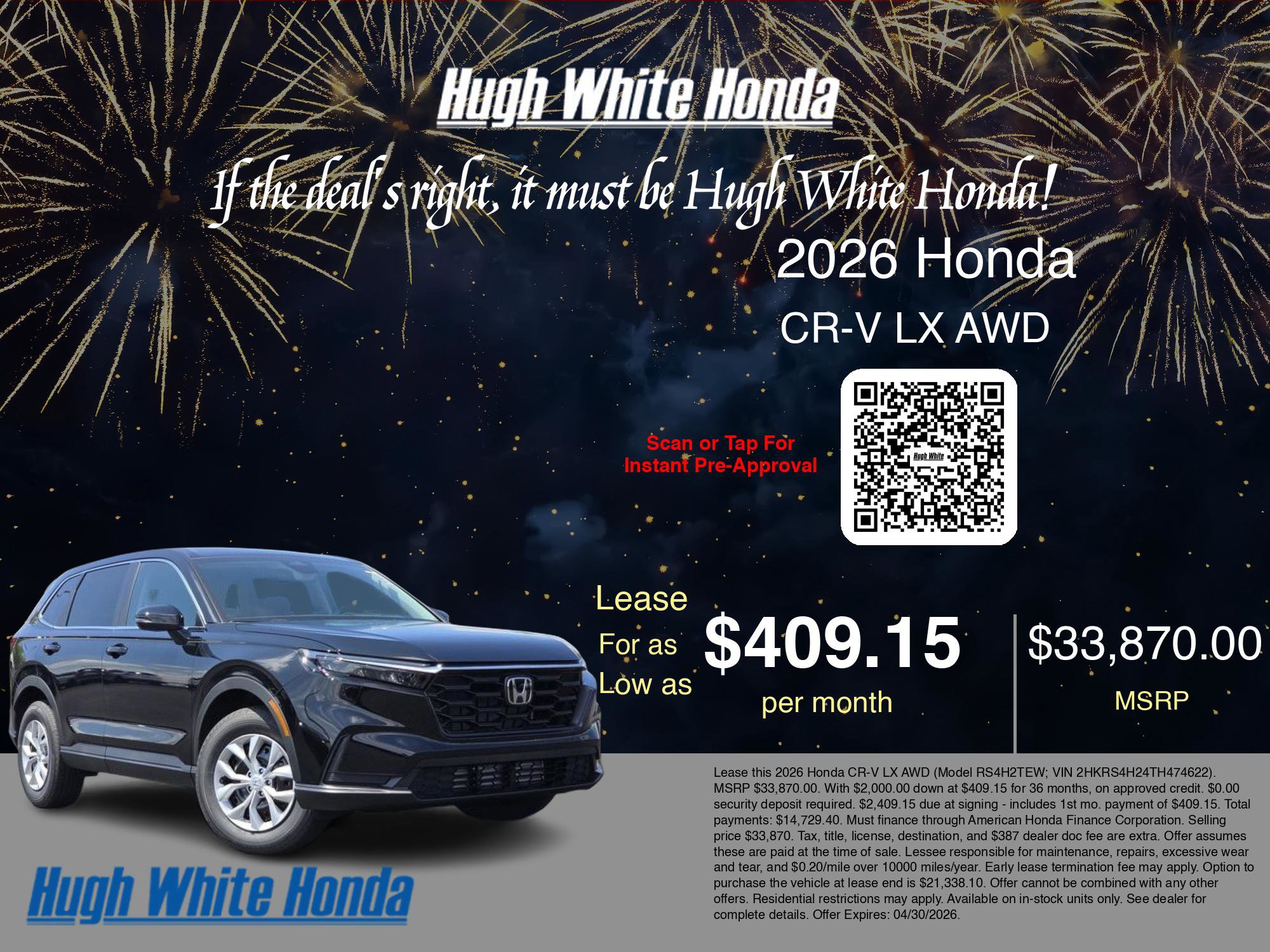 New 2026 Honda CR-V LX image 3