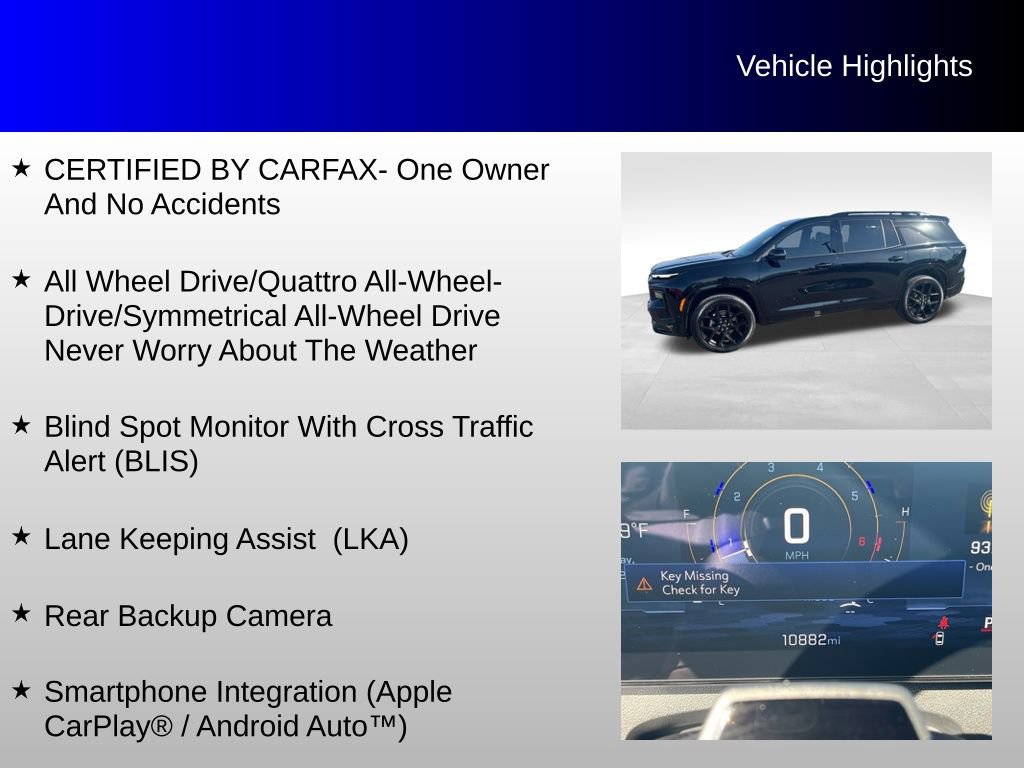 Used 2025 Chevrolet Traverse RS AWD/4WD image 4