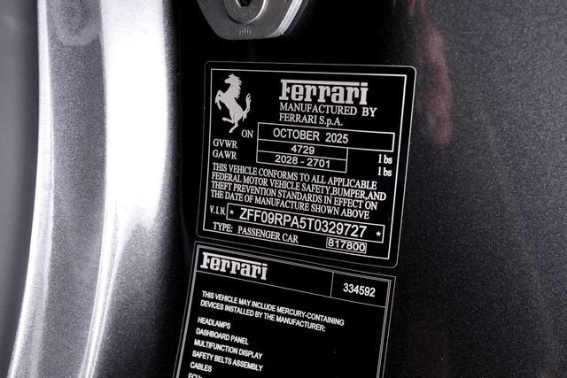 Certified 2026 Ferrari Roma Spider RWD image 62