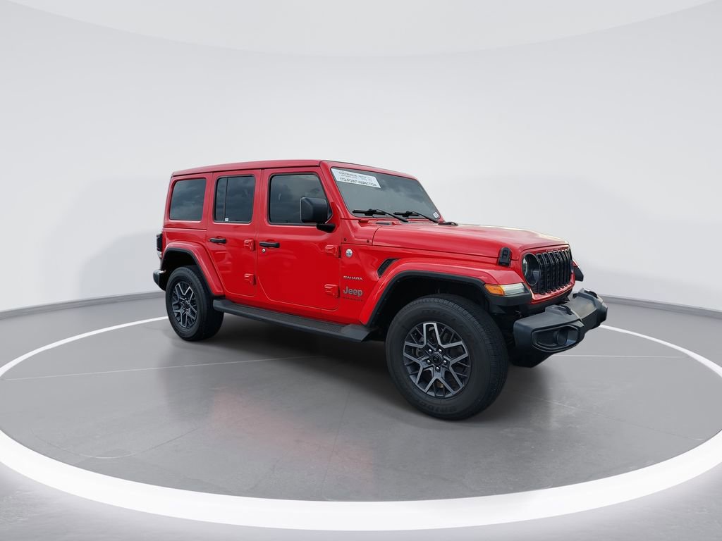 Used 2024 Jeep Wrangler Unlimited Sahara w/ Technology Group AWD/4WD image 2