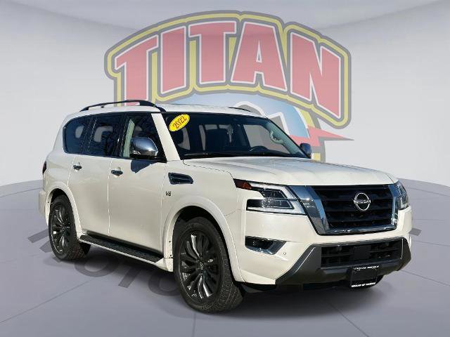 Certified 2022 Nissan Armada Platinum w/ Captain's Chairs Package