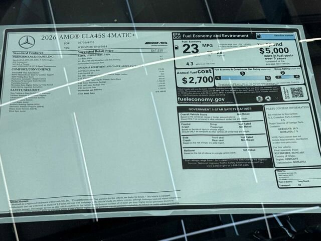 New 2026 Mercedes-Benz CLA 45 AMG S 4MATIC image 27