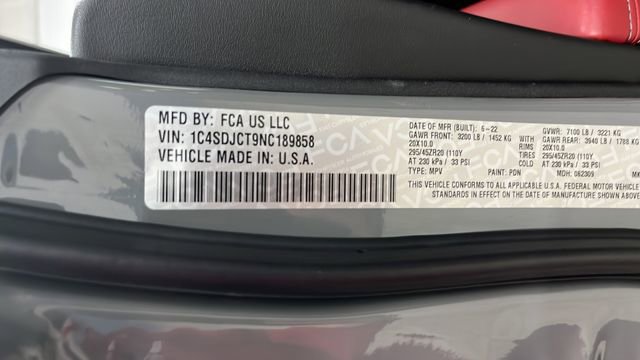 Used 2022 Dodge Durango R/T w/ Tow 'N Go Package AWD/4WD image 43