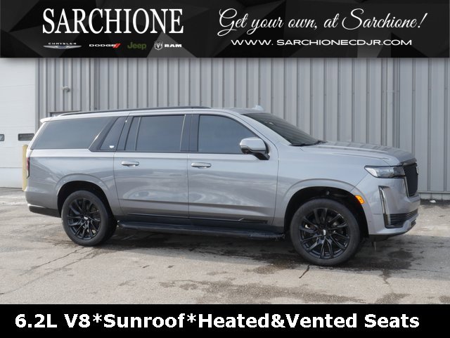 Used 2021 Cadillac Escalade ESV Sport w/ Driver Assist Tech Package image 1