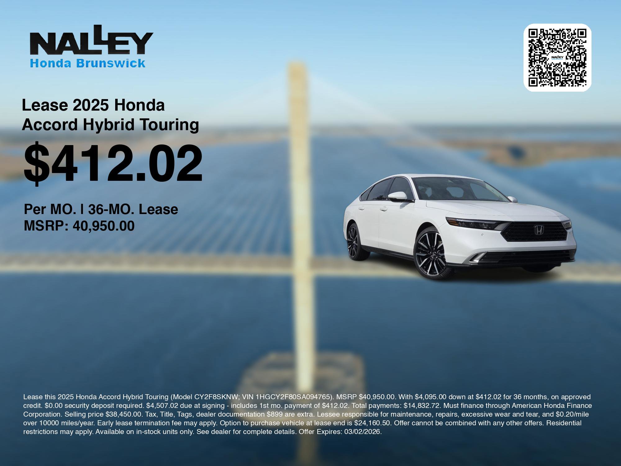 New 2025 Honda Accord Touring image 3