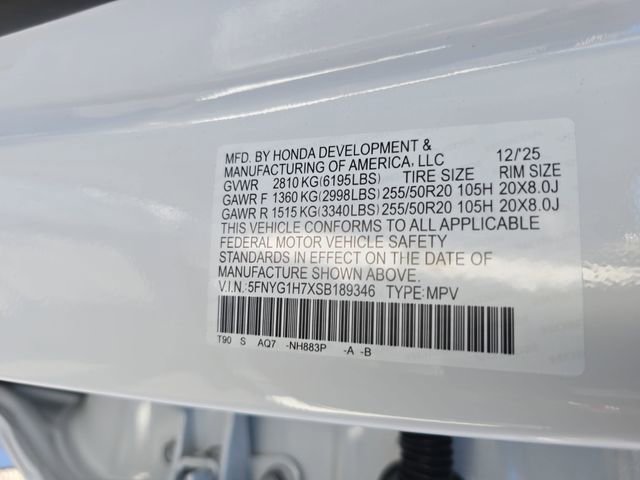 New 2025 Honda Pilot Touring image 37