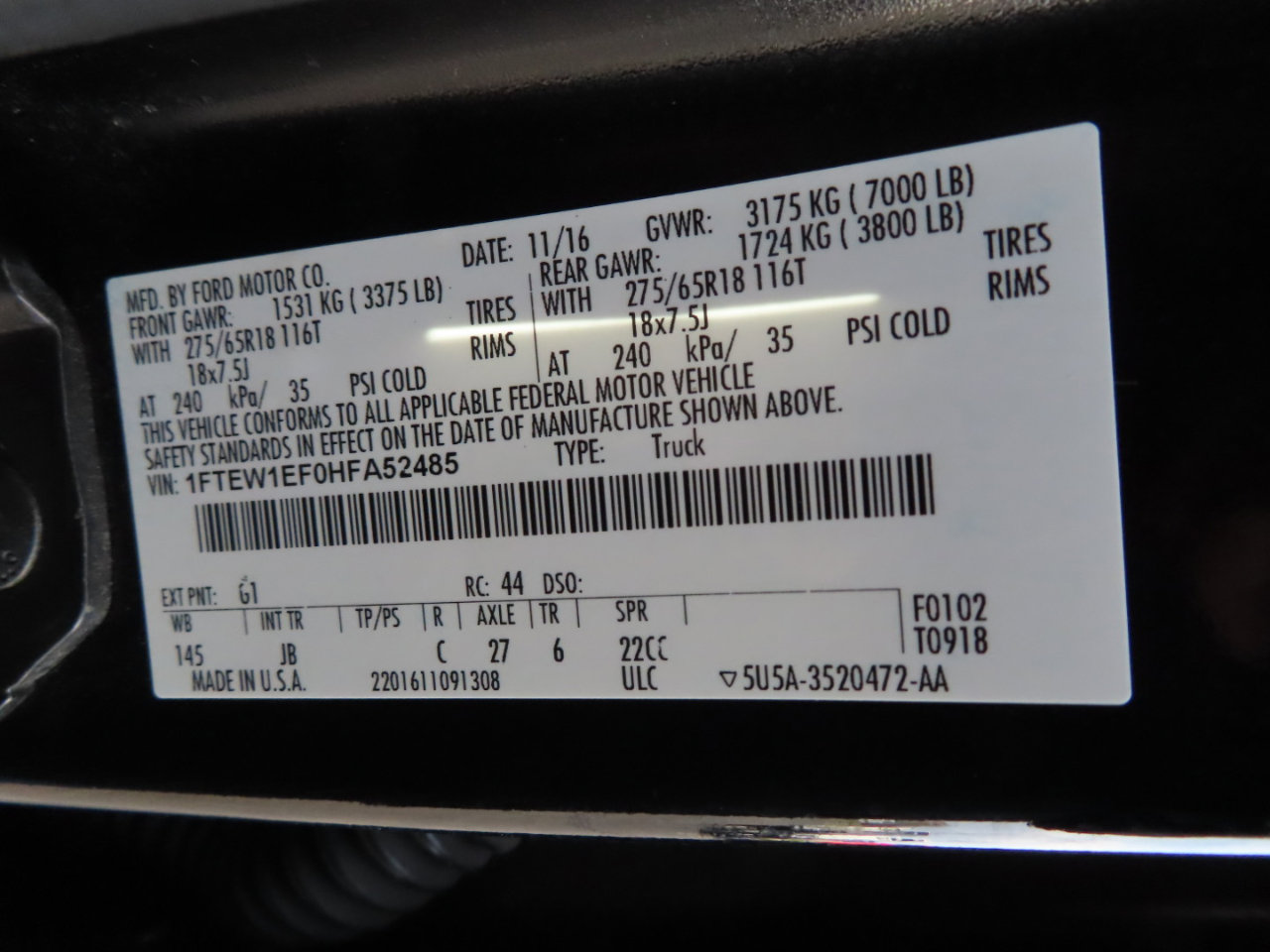 Used 2017 Ford F150 XLT w/ Equipment Group 301A Mid image 24