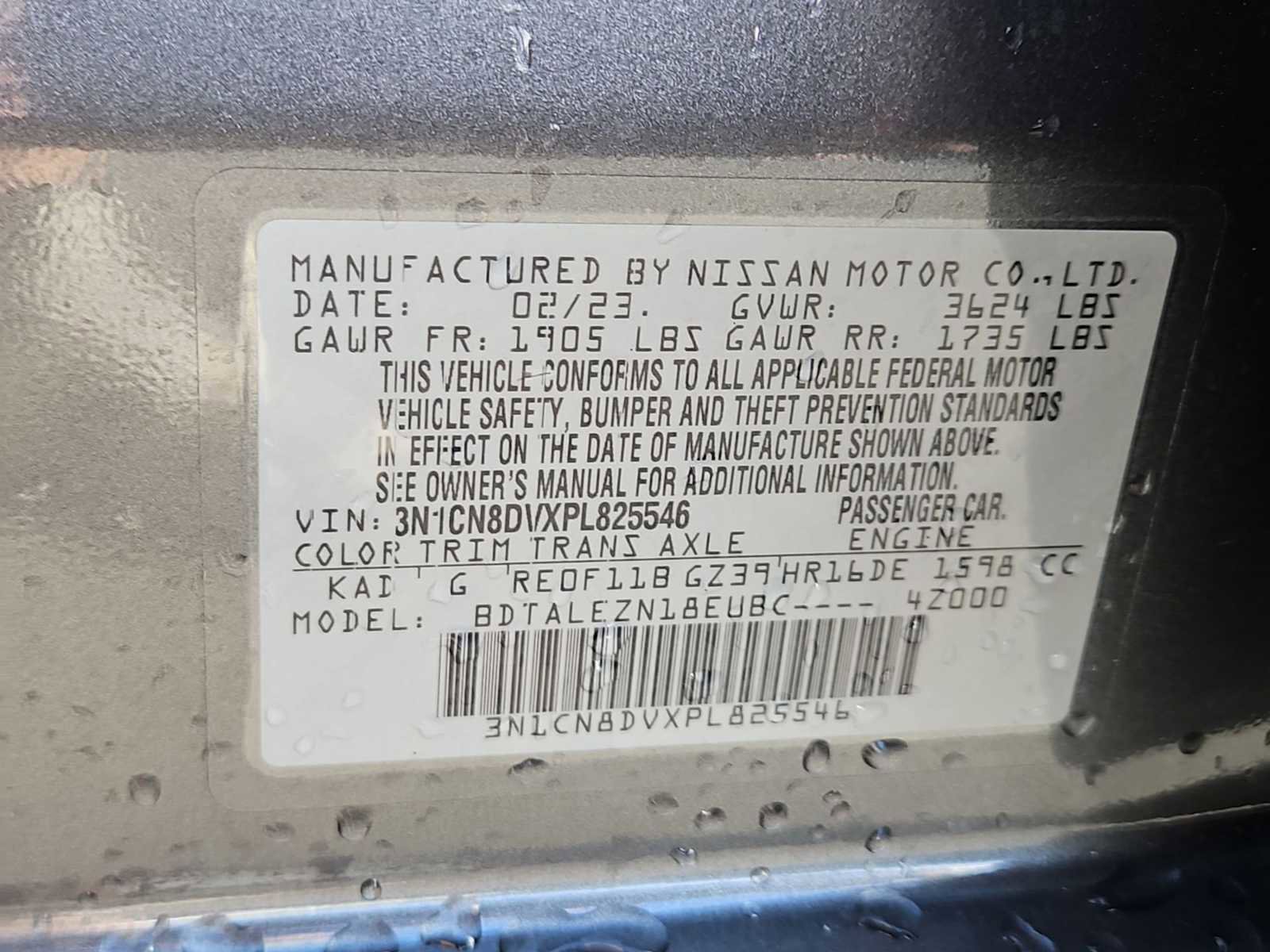 Used 2023 Nissan Versa S w/ S Plus Package image 33