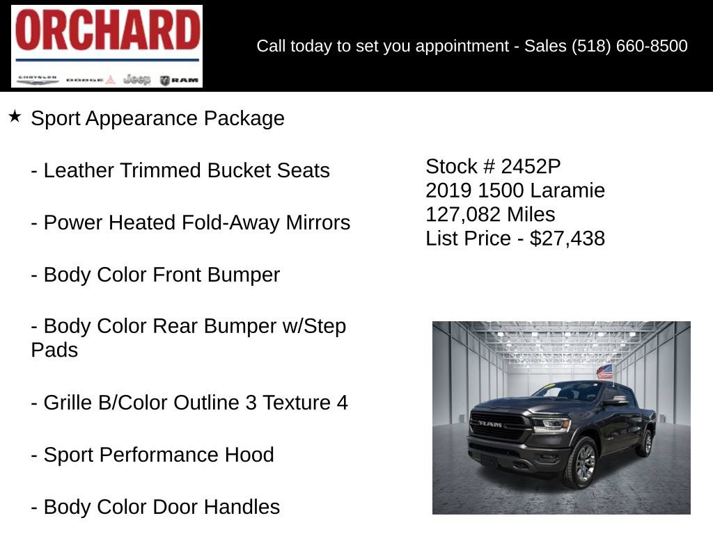 Used 2019 RAM 1500 Laramie AWD/4WD image 15
